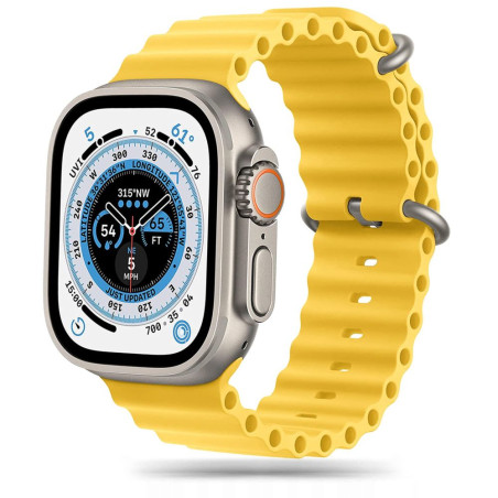 Řemínek Tech-Protect IconBand Pro pro Apple Watch 8 / 9 / 10 / 11 / SE / Ultra (44 / 45 / 46 / 49 mm) – žlutý