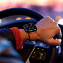 Řemínek Tech-Protect LeatherFit pro Apple Watch 8 / 9 / 10 / 11 / SE / Ultra (44 / 45 / 46 / 49 mm) – hnědý