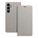 Kryt LUNA Book Gold pro Samsung S24 FE – zlatá/stříbrná