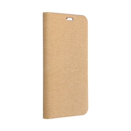 Pouzdro Flip LUNA BOOK GOLD pro Redmi NOTE 14 PRO – zlaté