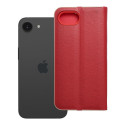 Pouzdro LUNA Book Gold iPhone 16e - zlatá červená