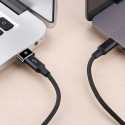 BASEUS CAAOTG-01 Redukce OTG USB-A na USB-C až 5A, hliníková, černá