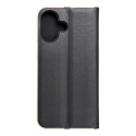 Flipové pouzdro LUNA BOOK GOLD iPhone 17 černé