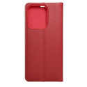 Flip pouzdro LUNA BOOK GOLD pro Xiaomi Redmi 15C - zlatá/červen�