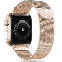 Řemínek Tech-Protect MilaneseBand pro Apple Watch 8 / 9 / 10 / 11 / SE / Ultra (44 / 45 / 46 / 49 mm) – zlatý