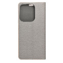 Kryt LUNA Book Gold pro Xiaomi Redmi 15C – stříbrná