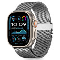 Řemínek Tech-Protect Milano pro Apple Watch 8 / 9 / 10 / 11 / SE / Ultra (44 / 45 / 46 / 49 mm) – stříbrný