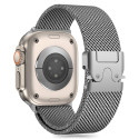 Řemínek Tech-Protect Milano pro Apple Watch 8 / 9 / 10 / 11 / SE / Ultra (44 / 45 / 46 / 49 mm) – stříbrný