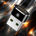 BASEUS CAAOTG-01 Redukce OTG USB-A na USB-C až 5A, hliníková, černá