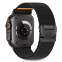 Řemínek Tech-Protect Nylon Clasp pro Apple Watch 8 / 9 / 10 / 11 / SE / Ultra (44 / 45 / 46 / 49 mm) – černý