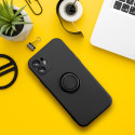 Kryt pro Samsung A54 5G – černý s prstencem