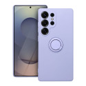 Kryt Samsung S25 ULTRA s kroužkem - fialový