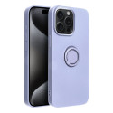 Kryt iPhone 15 Pro Max – fialová (silicone ring)