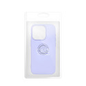 Kryt iPhone 16 s prstencem - fialová (silicone)