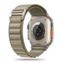 Řemínek Tech-Protect Nylon Pro pro Apple Watch 8 / 9 / 10 / 11 / SE / Ultra (44 / 45 / 46 / 49 mm) – Titanium / Olive