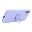 Kryt se silionovým prstencem pro Xiaomi/ Poco - fialový
