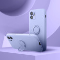 Kryt se silionovým prstencem pro Xiaomi/ Poco - fialový