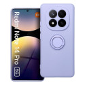 Kryt Redmi Note 14 PRO 5G s kroužkem - fialová