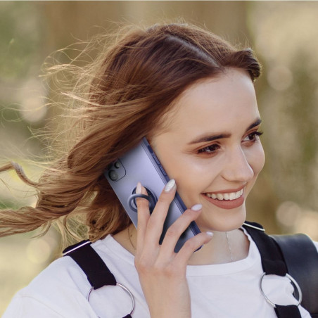 Kryt Redmi Note 14 PRO s kroužkem – fialový
