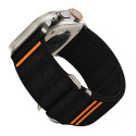 Řemínek Tech-Protect Nylon Slip pro Apple Watch 8 / 9 / 10 / 11 / SE / Ultra (44 / 45 / 46 / 49 mm) – černý