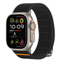 Řemínek Tech-Protect Nylon Slip pro Apple Watch 8 / 9 / 10 / 11 / SE / Ultra (44 / 45 / 46 / 49 mm) – černý