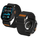Řemínek Tech-Protect Nylon Slip pro Apple Watch 8 / 9 / 10 / 11 / SE / Ultra (44 / 45 / 46 / 49 mm) – černý