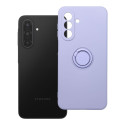 Kryt Samsung A17/A18 silikonový prstenec - fialová