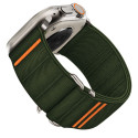 Řemínek Tech-Protect Nylon Slip pro Apple Watch 8 / 9 / 10 / 11 / SE / Ultra (44 / 45 / 46 / 49 mm) – khaki