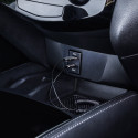 BASEUS CABA01-01 Bezdrátový Bluetooth 5.0 USB/AUX přijímač (receiver), černý