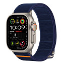 Řemínek Tech-Protect Nylon Slip pro Apple Watch 8 / 9 / 10 / 11 / SE / Ultra (44 / 45 / 46 / 49 mm) – námořnická modrá