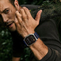 Řemínek Tech-Protect Nylon Slip pro Apple Watch 8 / 9 / 10 / 11 / SE / Ultra (44 / 45 / 46 / 49 mm) – námořnická modrá