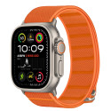 Řemínek Tech-Protect Nylon Slip pro Apple Watch 8 / 9 / 10 / 11 / SE / Ultra (44 / 45 / 46 / 49 mm) – oranžový