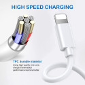 AG PREMIUM C3186 Nabíjecí USB-C kabel 4v1 (Lightning, Apple Watch, USB-C, Micro USB) 10W, 1,2 m, bílý