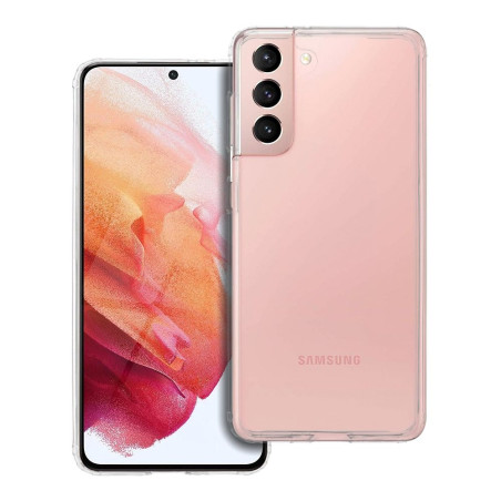 Kryt SUPER CLEAR HYBRID pro Samsung S21 - transparentní