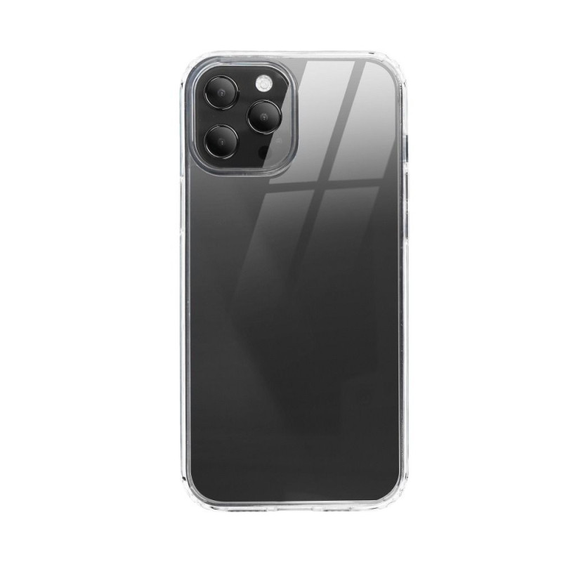 Kryt SUPER CLEAR HYBRID pro iPhone 12 - transparentní