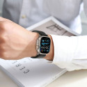 Řemínek Tech-Protect Nylon Stripe pro Apple Watch 8 / 9 / 10 / 11 / SE / Ultra (44 / 45 / 46 / 49 mm) – Crayon Grey