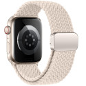 Řemínek Tech-Protect NylonMag pro Apple Watch 8 / 9 / 10 / 11 / SE (40 / 41 / 42 mm) – Natural Titanium