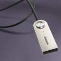 BASEUS CABA01-01 Bezdrátový Bluetooth 5.0 USB/AUX přijímač (receiver), černý