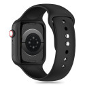 Řemínek Tech-Protect Silicone pro Apple Watch 8 / 9 / 10 / 11 / SE (40 / 41 / 42 mm) – černý