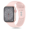 Řemínek Tech-Protect Silicone pro Apple Watch 8 / 9 / 10 / 11 / SE (40 / 41 / 42 mm) – světle růžový