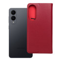 Pouzdro SMART PRO Book pro Samsung S25 Edge – vínové