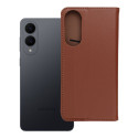 Kryt SMART PRO Book pro Samsung S25 EDGE – hnědý