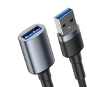 BASEUS CADKLF-B0G Cafule Prodlužovací datový a nabíjecí kabel USB3.0 samec/samice, 1m, černý