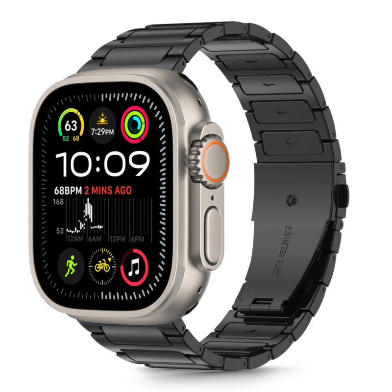 Řemínek Tech-Protect Stainless Classic pro Apple Watch 8 / 9 / 10 / 11 / SE / Ultra (44 / 45 / 46 / 49 mm) – černý