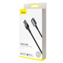 BASEUS CADKLF-B0G Cafule Prodlužovací datový a nabíjecí kabel USB3.0 samec/samice, 1m, černý