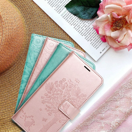 Pouzdro MEZZO BOOK Redmi Note 10 Pro - tree rose gold