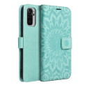 Pouzdro MEZZO Book pro Redmi Note 10 Pro - mandala green