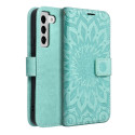 Pouzdro MEZZO BOOK pro Samsung S22 - mandala green