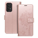 Pouzdro MEZZO Book pro Samsung A33 5G - tree rose gold