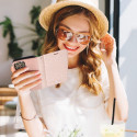 Pouzdro MEZZO BOOK pro Samsung A32 5G – růžovo-zlaté